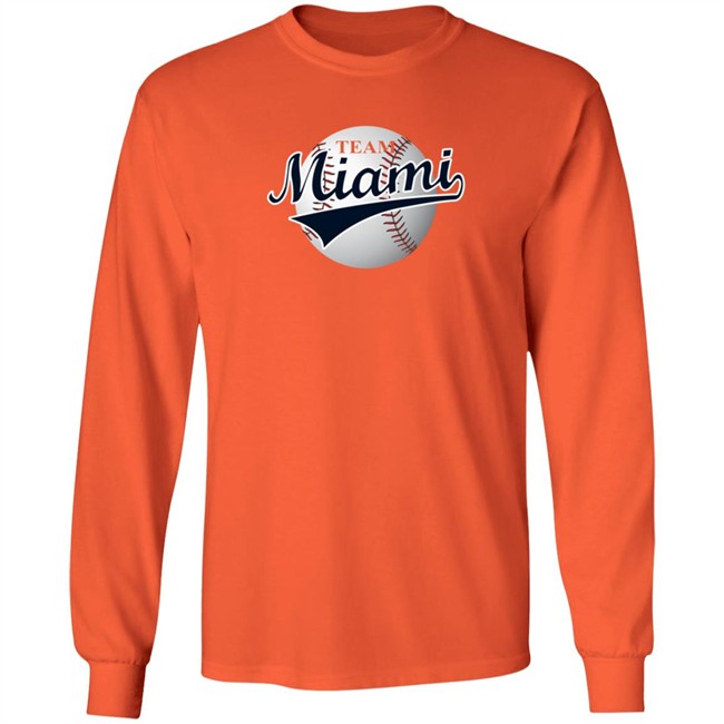 Nick Castellanos Shirts Team Miami Shirt Orange Danh - Nick Castellanos Shirts Team Miami Shirt Orange