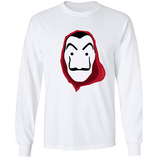 La Casa De Papel Merch Mask Shirt Money Heist Store Phong - La Casa De Papel Merch Mask Shirt Money Heist Store