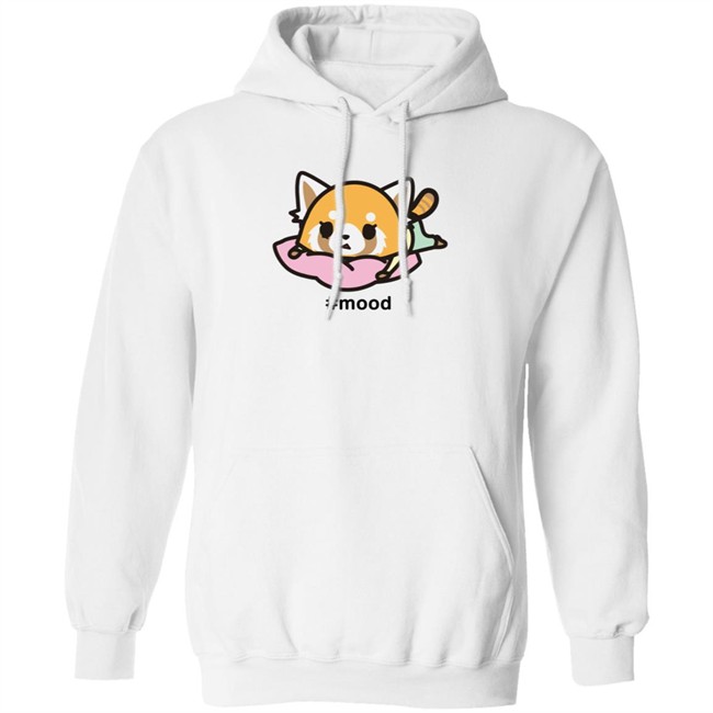 Aggretsuko Mood Stressed Out Camiseta Shirt Sanrio Nhung - Aggretsuko Mood Stressed Out Camiseta Shirt Sanrio