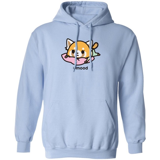 Aggretsuko Mood Stressed Out Camiseta Shirt Sanrio Nhung - Aggretsuko Mood Stressed Out Camiseta Shirt Sanrio