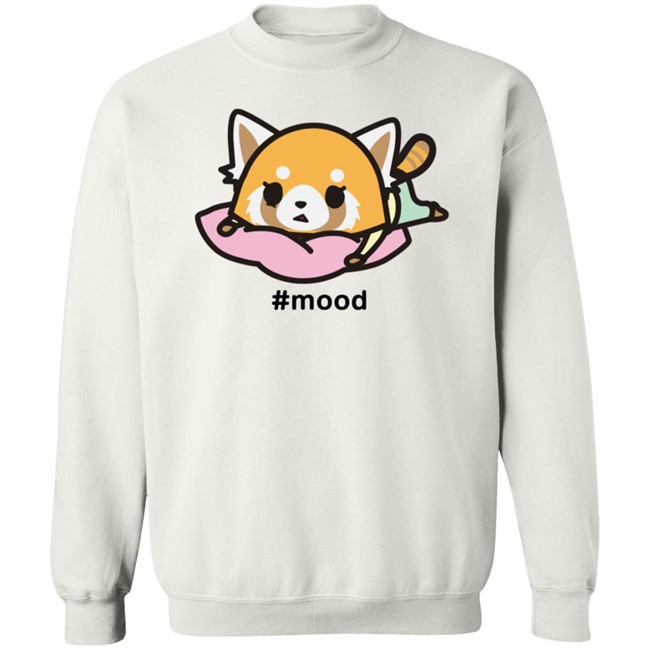 Aggretsuko Mood Stressed Out Camiseta Shirt Sanrio Nhung - Aggretsuko Mood Stressed Out Camiseta Shirt Sanrio