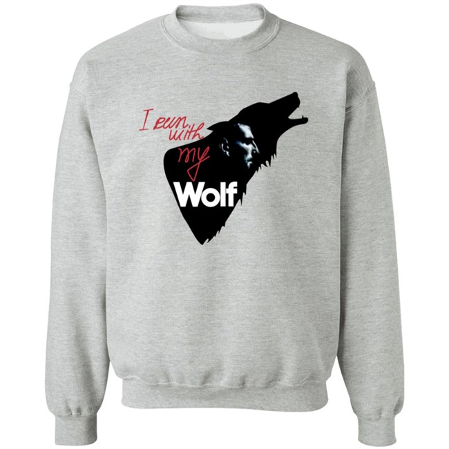 I Run With My Wolf Shirt By Jelena And Novak Djokovic Danh - I Run With My Wolf Shirt By Jelena And Novak Djokovic