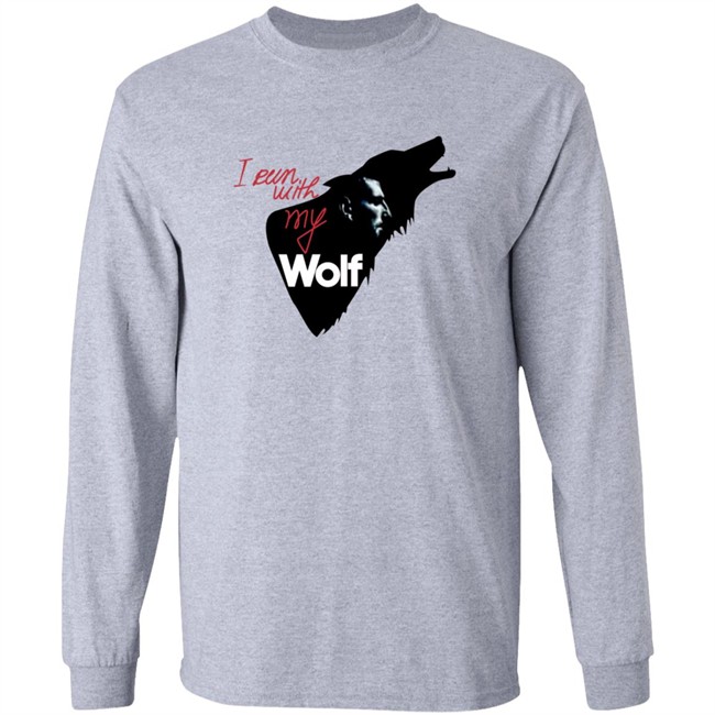 I Run With My Wolf Shirt By Jelena And Novak Djokovic Danh - I Run With My Wolf Shirt By Jelena And Novak Djokovic