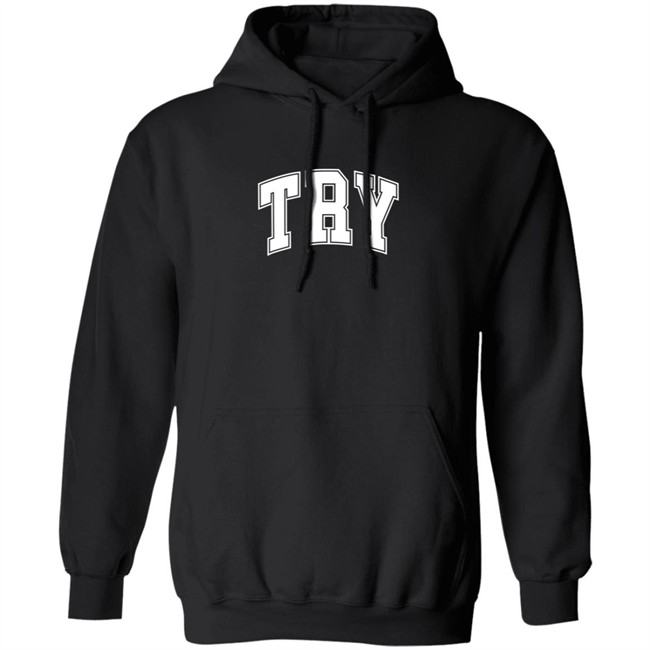 Try Guys Merch Try Black Long Sleeve Shirt Danh - Try Guys Merch Try Black Long Sleeve Shirt