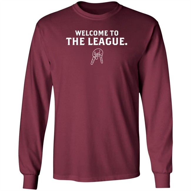 Arkansas Razorbacks Shop Welcome To The League T-Shirt Nhung - Arkansas Razorbacks Shop Welcome To The League T-Shirt