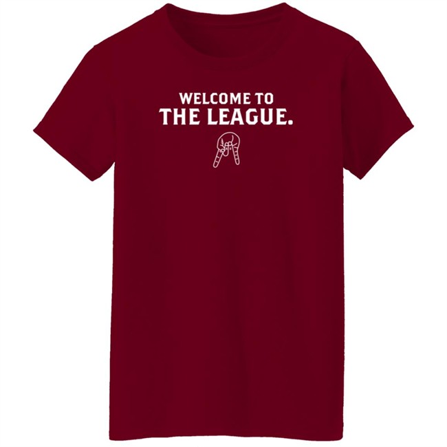 Arkansas Razorbacks Shop Welcome To The League T-Shirt Nhung - Arkansas Razorbacks Shop Welcome To The League T-Shirt