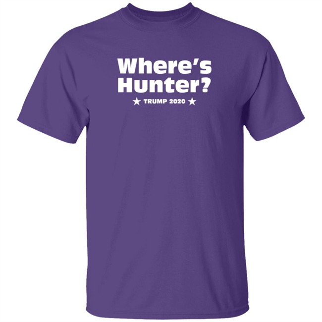 Where's Hunter Trump 2020 T Shirt Occupy Democrats Duc - Where's Hunter Trump 2020 T Shirt Occupy Democrats