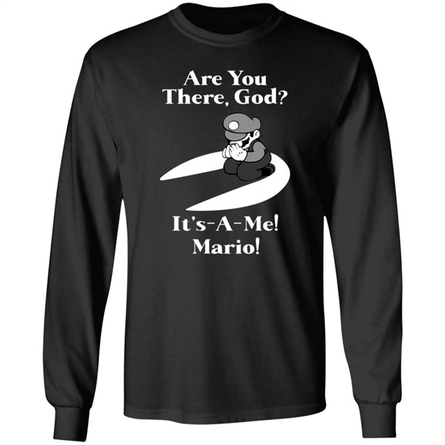 Are You There God It's A Me Mario Shirt Danh - Are You There God It's A Me Mario Shirt