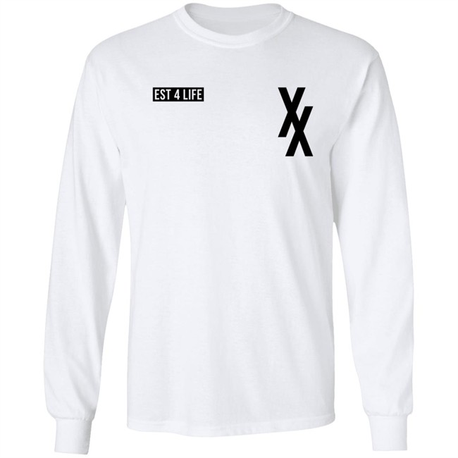 Mgk Tour Merch Custom Est 4 Life Pastel Blue Hoodie Danh - Mgk Tour Merch Custom Est 4 Life Pastel Blue Hoodie