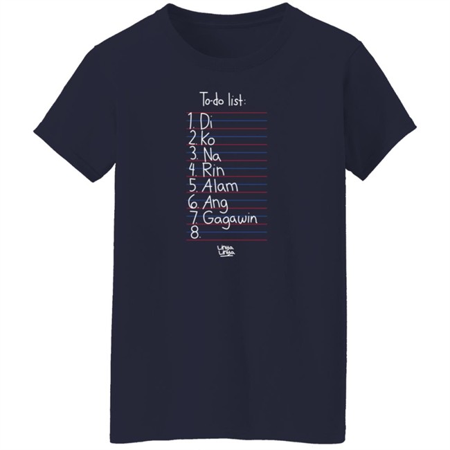 Linya Linya Shop To Do List Shirt Arshie Larga Nhung - Linya Linya Shop To Do List Shirt Arshie Larga