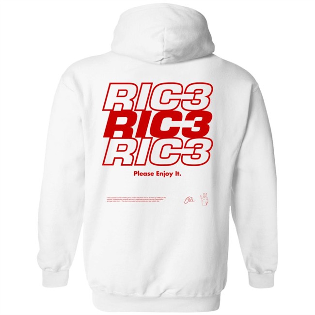 Daniel Ricciardo Merch Shop Store Ric3 Thank You Hoodie