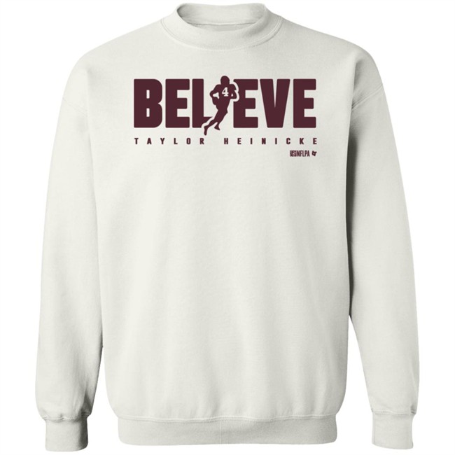 BreakingT Taylor Heinicke Believe Shirt Scott Jennings BreakingT Taylor Heinicke Believe Shirt Scott Jennings