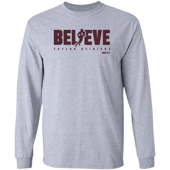 BreakingT Taylor Heinicke Believe Shirt Scott Jennings BreakingT Taylor Heinicke Believe Shirt Scott Jennings