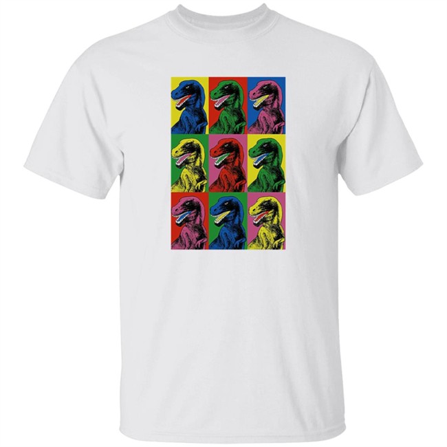 Jurassic Park Dinosaur Pop Art T Shirt Steven Spielberg