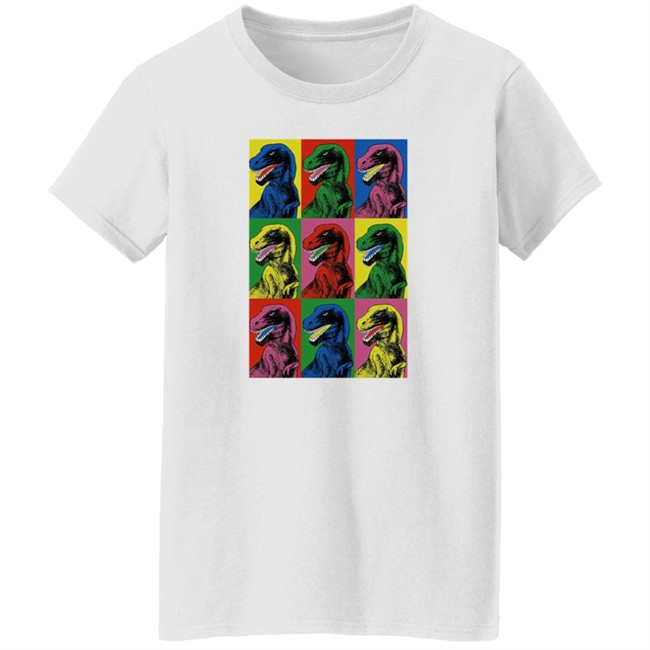 Jurassic Park Dinosaur Pop Art T Shirt Steven Spielberg Jurassic Park Dinosaur Pop Art T Shirt Steven Spielberg