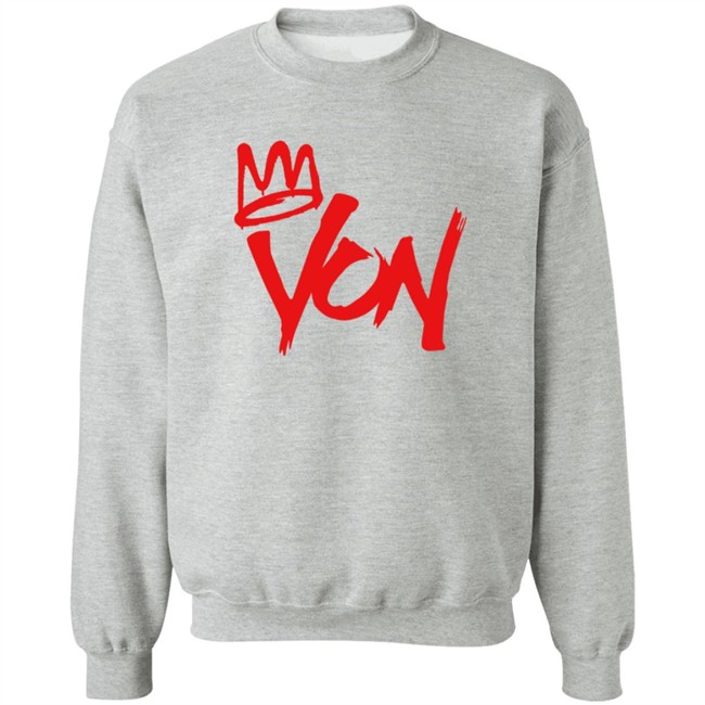 Official King Von Merch Von Tee Shirt White Official King Von Merch Von Tee Shirt White