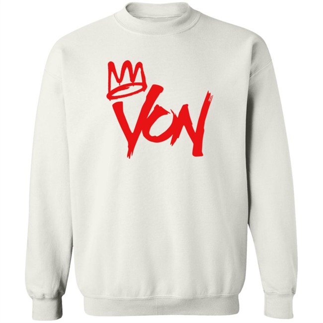 Official King Von Merch Von Tee Shirt White Official King Von Merch Von Tee Shirt White