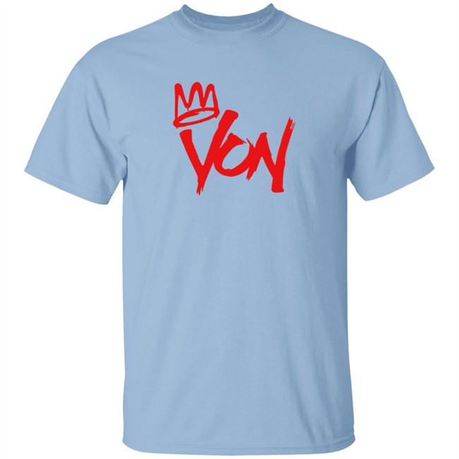 Official King Von Merch Von Tee Shirt White Official King Von Merch Von Tee Shirt White