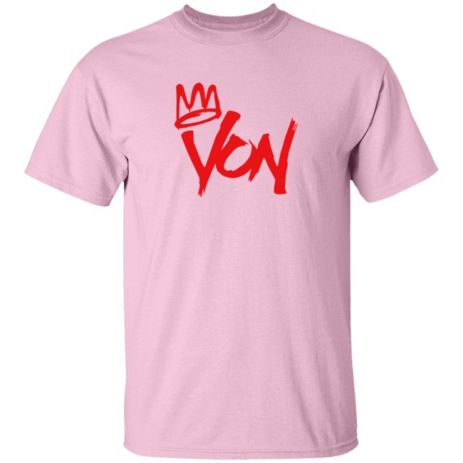 Official King Von Merch Von Tee Shirt White Official King Von Merch Von Tee Shirt White
