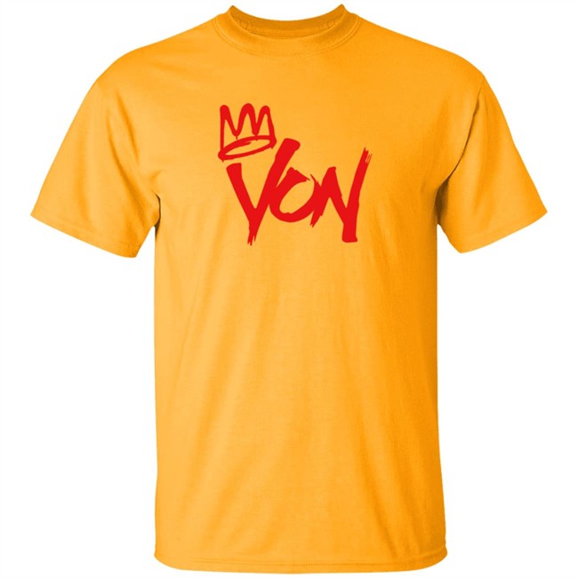 Official King Von Merch Von Tee Shirt White Official King Von Merch Von Tee Shirt White