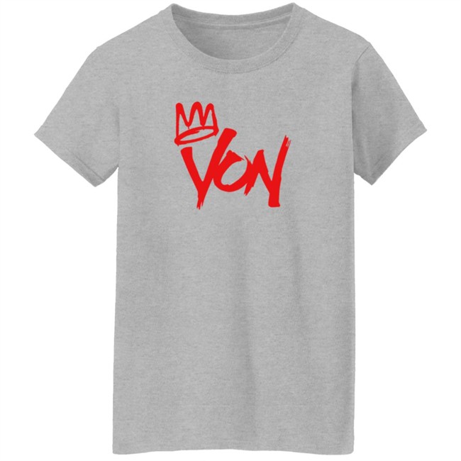 Official King Von Merch Von Tee Shirt White Official King Von Merch Von Tee Shirt White