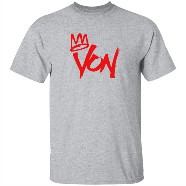 Official King Von Merch Von Tee Shirt White Official King Von Merch Von Tee Shirt White