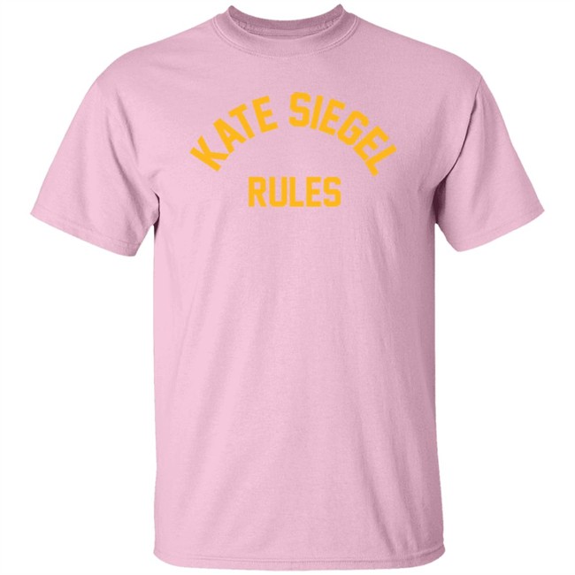 The Kingcast Merch Kate Siegel Rules Shirt The Kingcast Merch Kate Siegel Rules Shirt