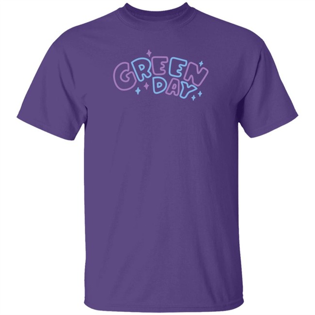Green Day Merch Multicolor Sparkle Shirt Green Day Merch Multicolor Sparkle Shirt