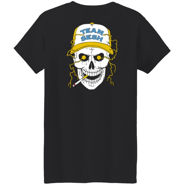 Teamsesh Merch Bones 3-16 Short Sleeve Shirt Teamsesh Merch Bones 3-16 Short Sleeve Shirt