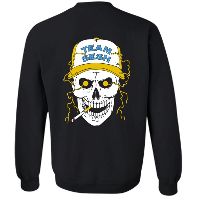 Teamsesh Merch Bones 3-16 Short Sleeve Shirt Teamsesh Merch Bones 3-16 Short Sleeve Shirt