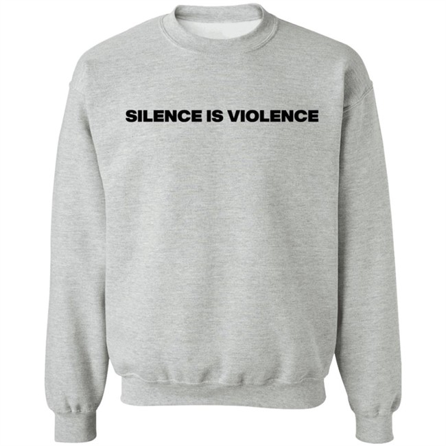 Muna Merch Silence Is Violence Natural Tee Shirt Muna Merch Silence Is Violence Natural Tee Shirt