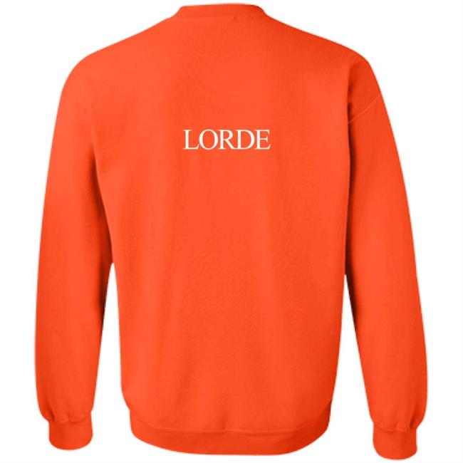 Lorde Merch Melodrama Logo Blue Hoodie Lorde Merch Melodrama Logo Blue Hoodie