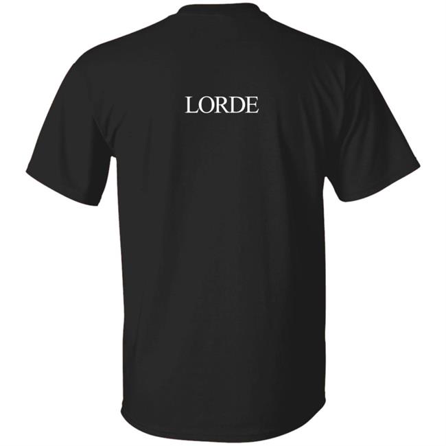 Lorde Merch Melodrama Logo Blue Hoodie Lorde Merch Melodrama Logo Blue Hoodie