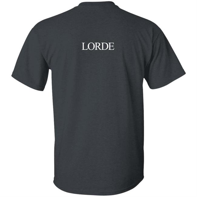Lorde Merch Melodrama Logo Blue Hoodie Lorde Merch Melodrama Logo Blue Hoodie