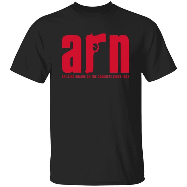 Arn Anderson Box Of Gimmicks Merch Arn Sopranos Spilling Brains On The Concrete Since 1982 T Shirt