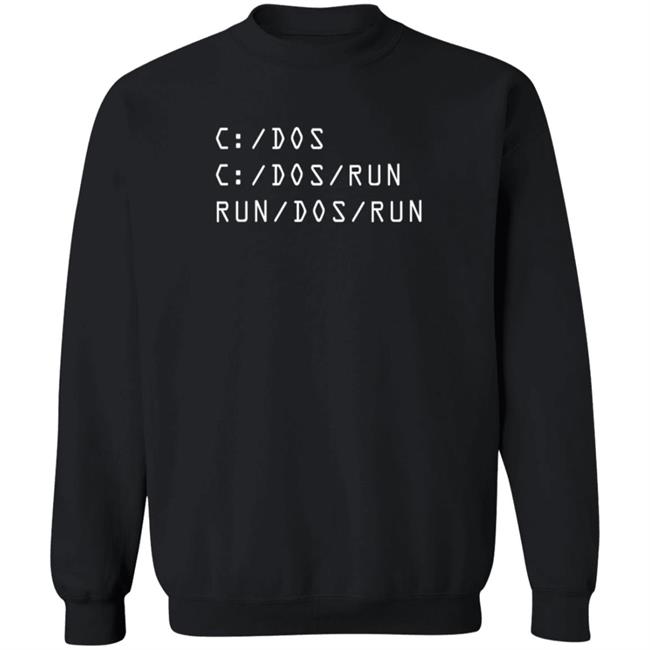 C Run Dos Run T Shirt Toadcialism C Run Dos Run T Shirt Toadcialism