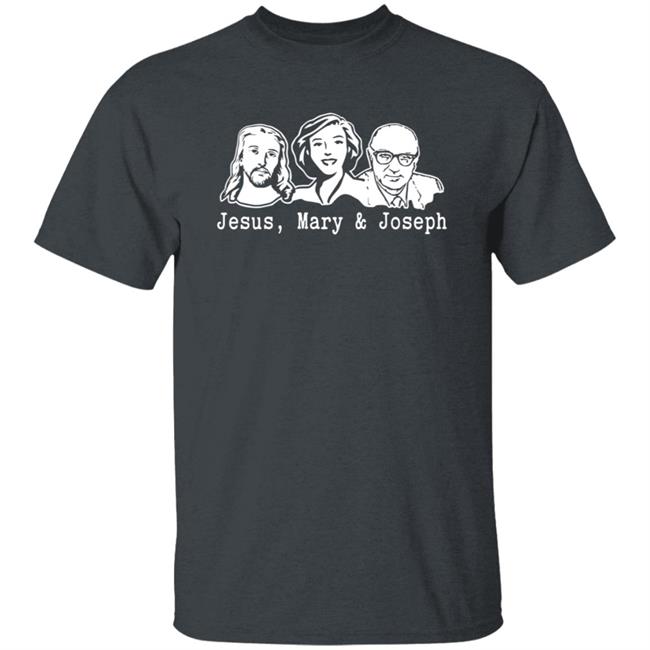 Jesus, Mary & Joseph Shirt - Crooked Arse Creations Merch Christmas Gifts
