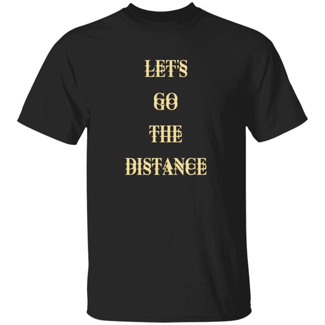 Lewis Hamilton's Black History Month Shirts Let's Go The Distance Shirt