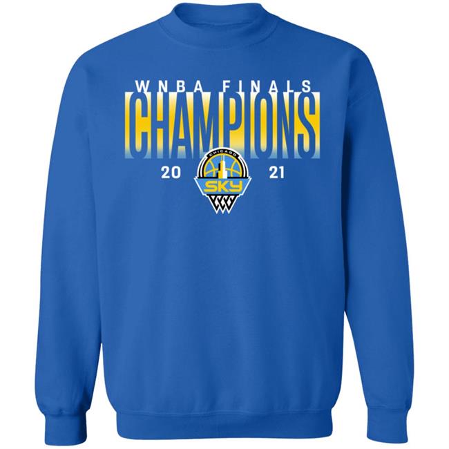 Chicago Sky Merch 2021 Champions Fanatics T Shirt Chicago Sky Merch 2021 Champions Fanatics T Shirt