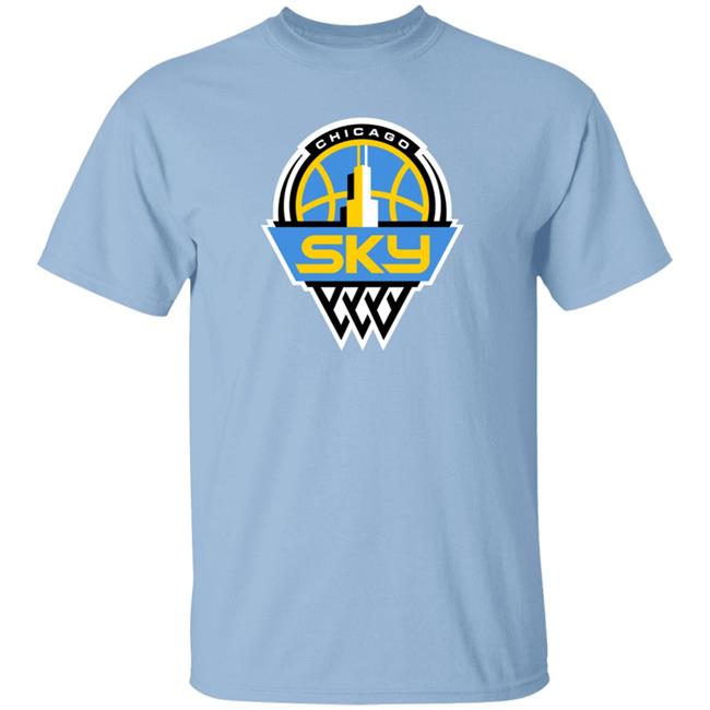 Chicago Sky Merch Logo T Shirt Chicago Sky Merch Logo T Shirt