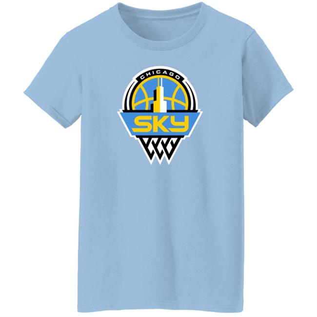 Chicago Sky Merch Logo T Shirt Chicago Sky Merch Logo T Shirt