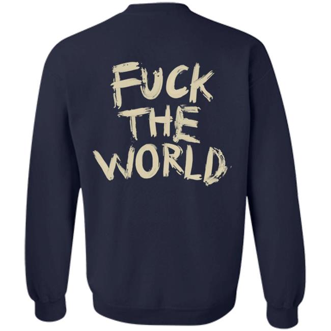 Disco Fuck The World Black Hoodie