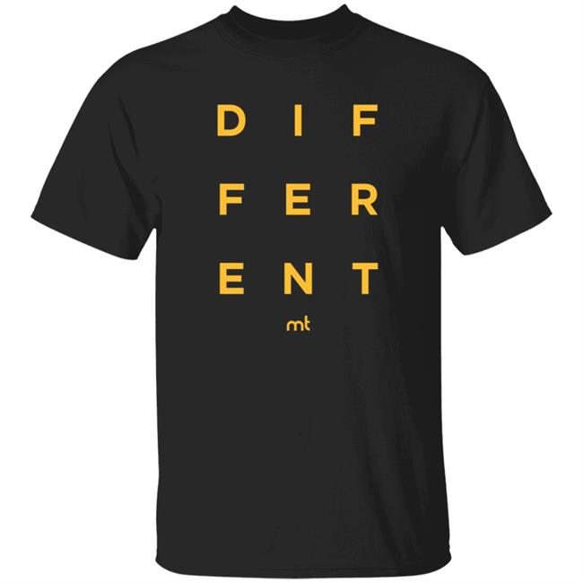 Micah Tyler Merch Different Limited Edition Black and Gold Shirt