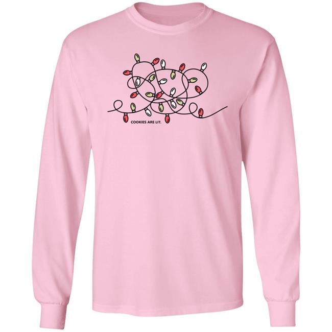Crumbl Merch Cookies Are Lit Long Sleeve Shirt