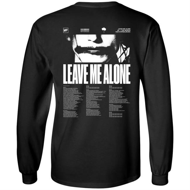 Nf Merch Leave Me Alone Logo Shirt Nf Merch Leave Me Alone Logo Shirt