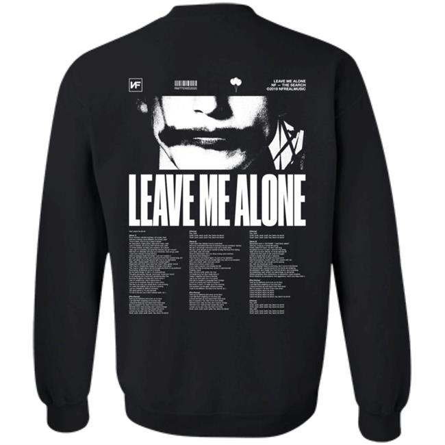 Nf Merch Leave Me Alone Logo Shirt Nf Merch Leave Me Alone Logo Shirt
