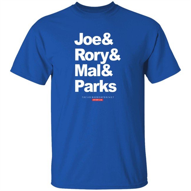 Joe Budden Podcast Merch Friend Of The Show Joe & Rory & Mal & Parks Tee Shirt Joe Budden Podcast Merch Friend Of The Show Joe & Rory & Mal & Parks Tee Shirt