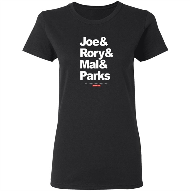 Joe Budden Podcast Merch Friend Of The Show Joe & Rory & Mal & Parks Tee Shirt Joe Budden Podcast Merch Friend Of The Show Joe & Rory & Mal & Parks Tee Shirt
