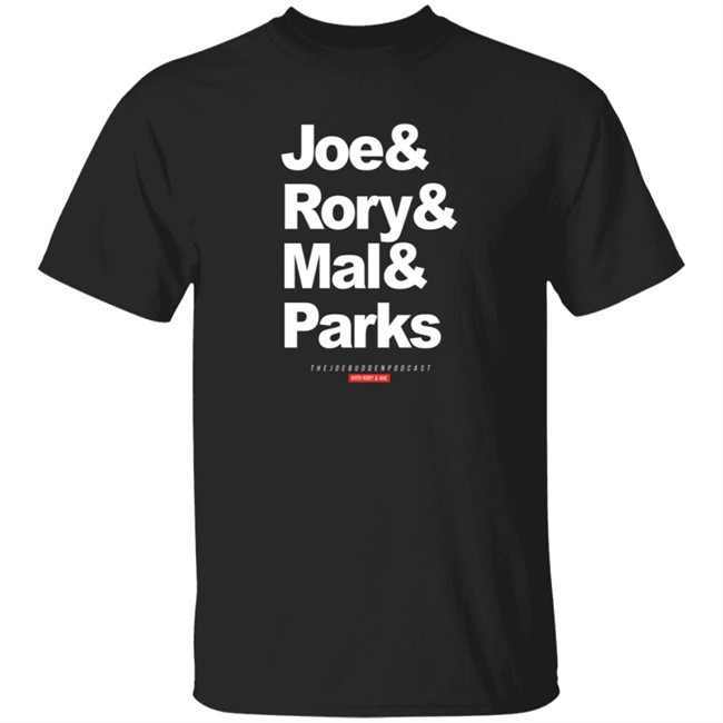Joe Budden Podcast Merch Friend Of The Show Joe & Rory & Mal & Parks Tee Shirt