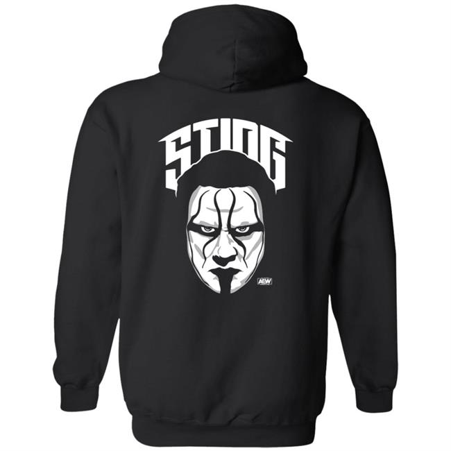 ShopAEW All Elite Wrestling Sting The Icon Hoodie ShopAEW All Elite Wrestling Sting The Icon Hoodie